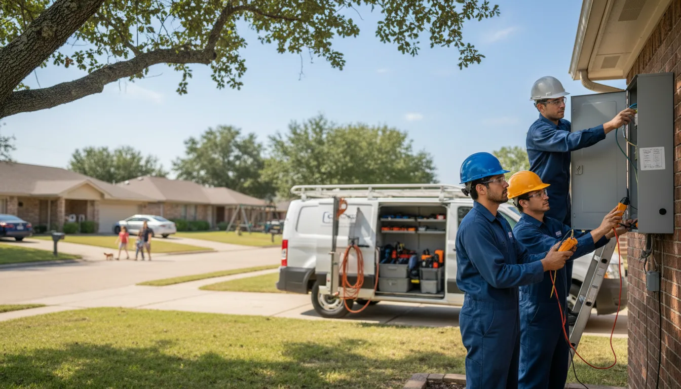Certified electrician providing emergency electrical services in Pilger, NE